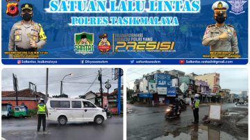Rutinitas Sat Lantas Polres Tasikmalaya  Giat Pelayanan Gatur Pagi