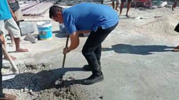 Pembangunan Tidak Sesuai RAB, Wakil Bupati Perintahkan Bongkar Ulang