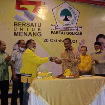 HUT Partai Golkar Yang Ke-57 Alan Hehanussa Menghimbau Agar Kader Golkar Harus Menang Tahun 2024