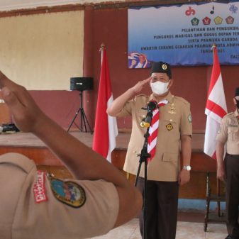 Walikota Jakut Kukuhkan 57 Pramuka Garuda
