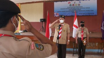 Walikota Jakut Kukuhkan 57 Pramuka Garuda