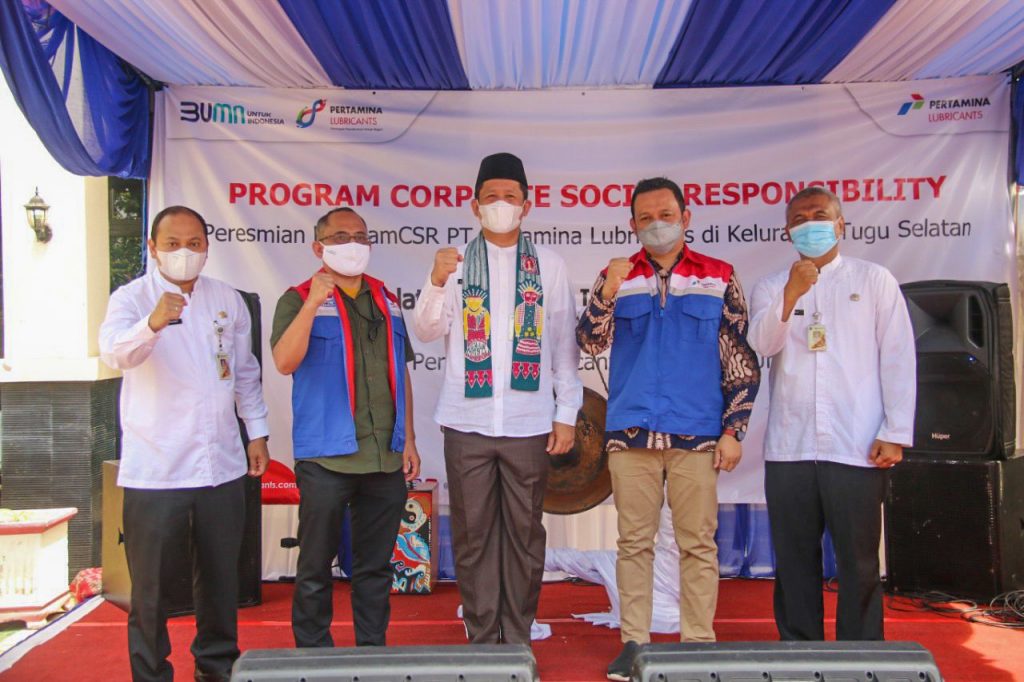 Gandeng CSR PT Pertamina Lubricants, Kelurahan Tugu Selatan Resmikan Diri Sebagai Kampung Integritas dan Kolaborasi