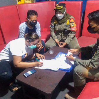 Langgar Prokes dan Jam Operasional, Dua Tempat Usaha di Kelurahan Lagoa Dikenakan Sanksi Tegas