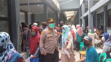 Kapolsek Cisompet Pimpin Langsung OPS Yustisi PPKM Level 3