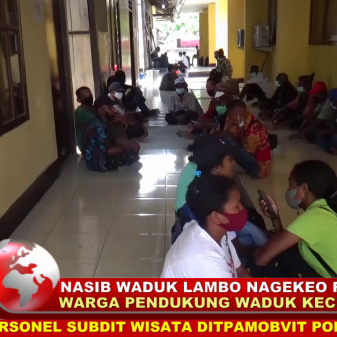 Dilangkahi, Masyarakat Adat  Pendukung Pembangunan Waduk Lambo Minta Presiden Pantau