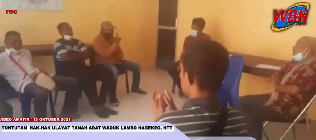 Tanah Waduk Lambo, Video Warga Adat Labolewa Datangi BPN Nagekeo