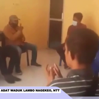 Tanah Waduk Lambo, Video Warga Adat Labolewa Datangi BPN Nagekeo