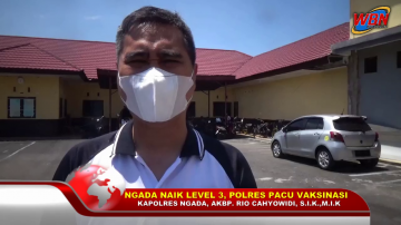 PPKM Kabupaten Ngada Naik Level 3, Polres Pacu Peningkatan Vaksinasi