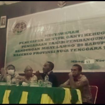 Kisruh Waduk Lambo, Camat Aesesa Nagekeo Buka Mediasi 25 November