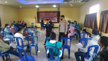 Kapolres Ngada Monitoring Operasi Zebra Ranakah 2021 Vaksinasi Dan Baksos