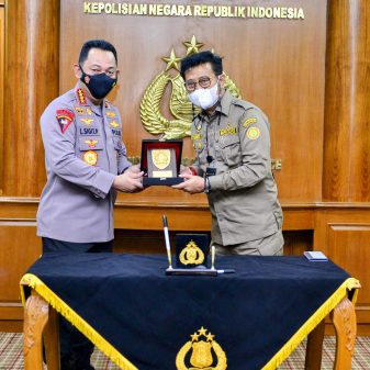 Tandatangani MoU dengan Kementan, Kapolri Siap Kawal Ketahanan Pangan Rakyat Indonesia