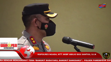 Sapa Jajaran, Ini Penekanan Kapolres Ngada AKBP Abilio Dos Santos, S.I.K