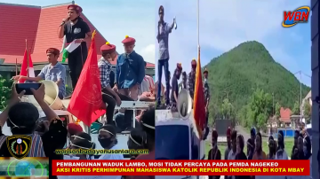 Aksi Kritis PMKRI Ende : Solusi Lokasi Waduk Lambo Ke Malawaka Malapebhu