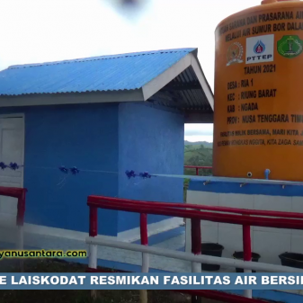 Gandeng PTTEP, Julie Laiskodat Jawab Masalah Air Bersih Warga Terpencil Ri’a 1 Ngada