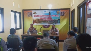 Sumda Polres Ngada NTT Gelar Binrohtal Personel