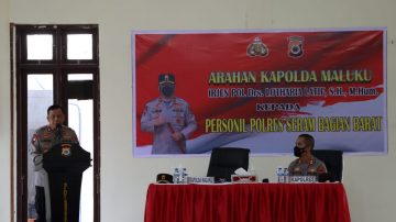 Kunjungi Polres SBB, Kapolda : Jadilah Polisi Yang Disayangi Rakyat