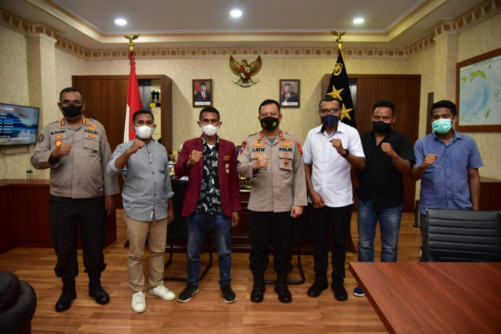 Terima Organisasi Mahasiswa, Kapolda Maluku Minta Dukungan Kamtibmas