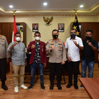 Terima Organisasi Mahasiswa, Kapolda Maluku Minta Dukungan Kamtibmas