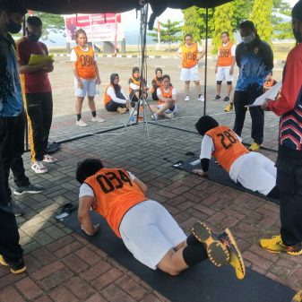259 Peserta Seleksi SIP Polda Maluku Jalani Tes Kesamaptaan Jasmani