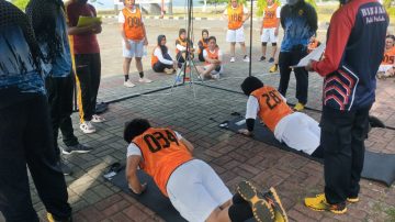 259 Peserta Seleksi SIP Polda Maluku Jalani Tes Kesamaptaan Jasmani