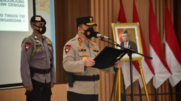 Kapolda Maluku Sertijab Dirreskrimum dan Kapolres Maluku Tengah