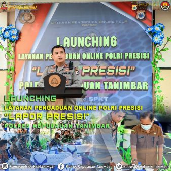 Polres Kepulauan Tanimbar Luncurkan Layanan Cepat Lapor Presisi