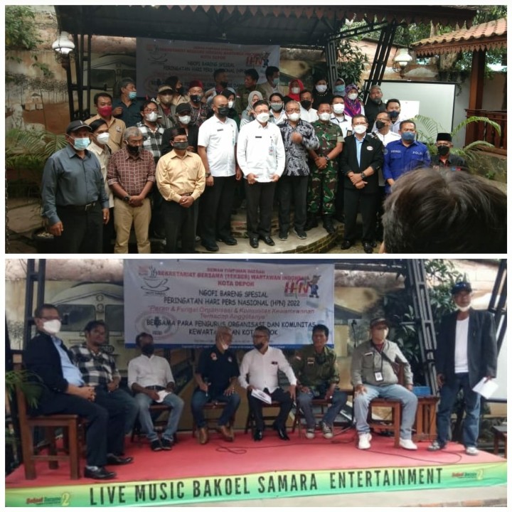 Spesial HPN Tahun 2022, Ngopi Bareng Komunitas Wartawan Kota Depok