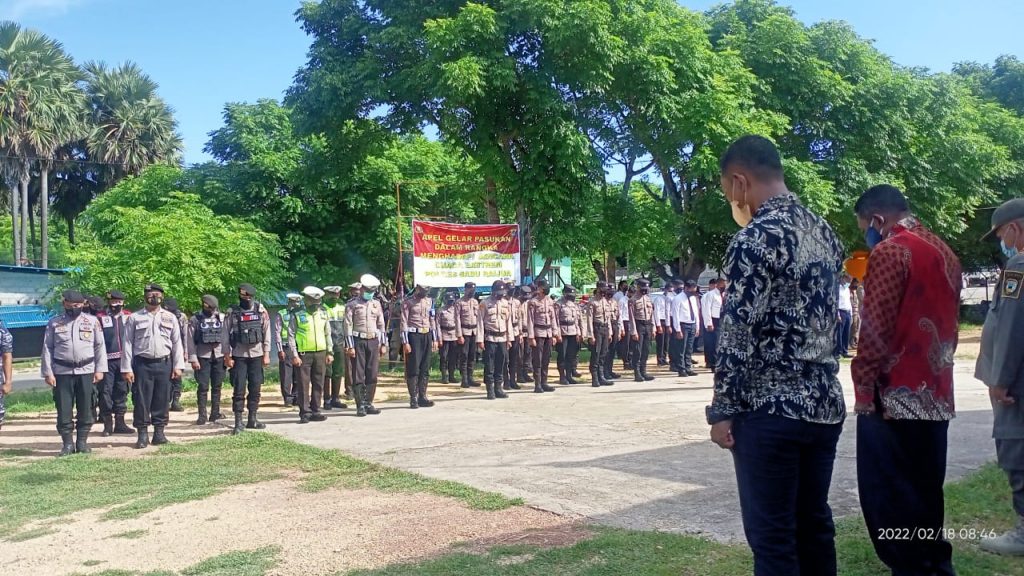 Hadapi Cuaca Ekstrim, Polres Sabu Raijua Gelar Kesiapam