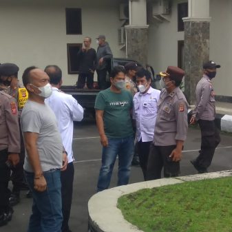 Polres Tasikmalaya Kota dan Polsek Indihiang Laksanakan Pengamanan Aksi Unjuk Rasa GPMI