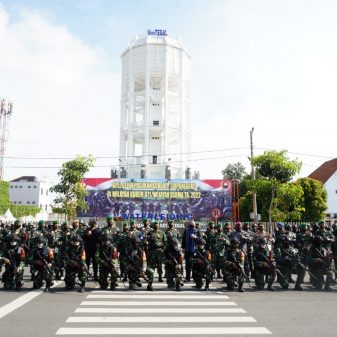 Antisipasi Perkembangan Situasi, Satuan Jajaran Kodam IV/Diponegoro diwilayah Korem 071/Wijayakusuma Gelar Latpur Kota