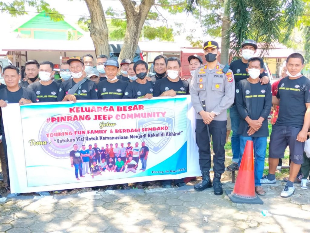 Pinrang Jeep community Bersama Elemen Pemerintah, Saluarkan Bantuan ke Warga