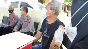 Kepolisian Resor Ciamis Polda Jabar Terus Gencar Percepatan Vaksinasi