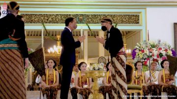 Presiden Jokowi Ucapkan Selamat atas Jumenengan KGPAA Mangkunagoro X