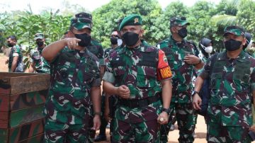 Kunjungi Papua, Kasad Cek Langsung Prajurit Satgas Yonif 123/RW