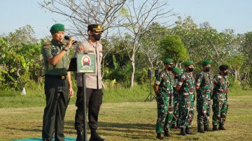 Danrem 071/Wijayakusuma Pimpin Apel Gelar Pasukan Pengamanan VVIP Kunjungan Presiden RI di Brebes