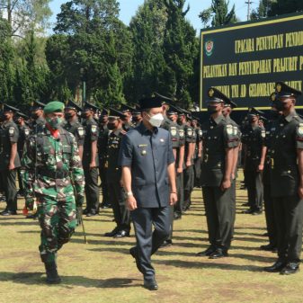 Pangdam III/SLW Lantik Dan Sumpah 602 Prajurit Muda Di Pangalengan