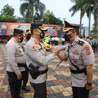 Kapolres Tasik Kota Pimpin Sertijab Kabag SDM, Serta Kenaikan Pangkat ASN Polri