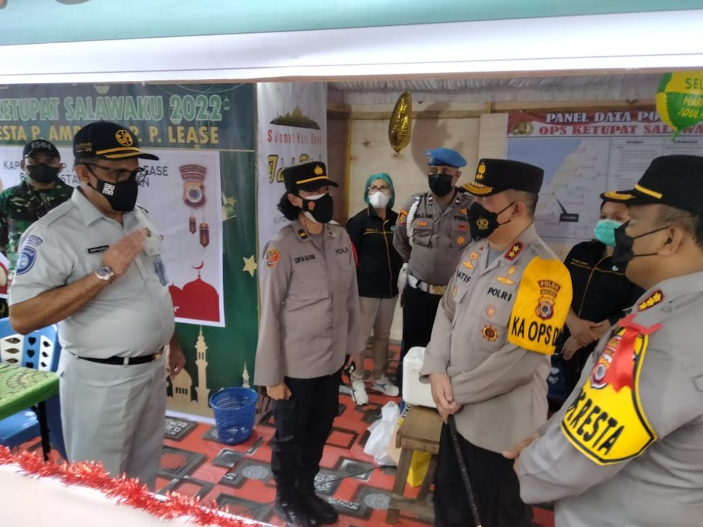 Kapolda Maluku Sidak Kesiapan Pos PAM Mudik Lebaran