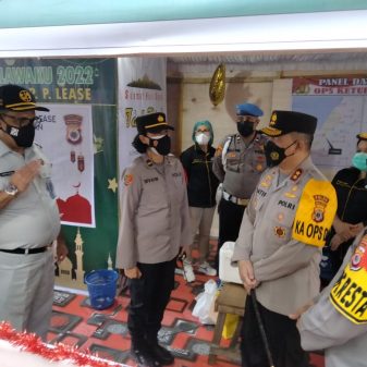Kapolda Maluku Sidak Kesiapan Pos PAM Mudik Lebaran