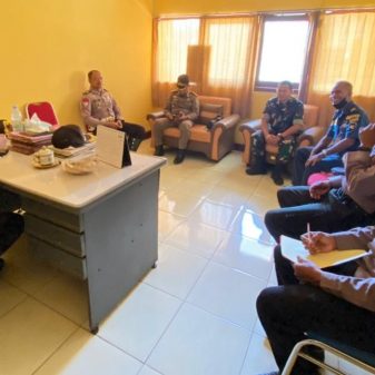 Nagekeo : Koramil 05 Aesesa Hadiri Rapat Lintas Pengamanan Idul Fitri