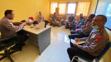 Nagekeo : Koramil 05 Aesesa Hadiri Rapat Lintas Pengamanan Idul Fitri