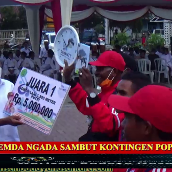 Raih 43 Medali, Pemda Ngada Sambut Kontingen Popda NTT 2022