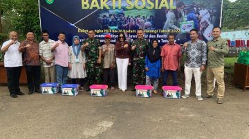 Rangkaian HUT-76, Kodam III Siliwangi Baksos Sembako