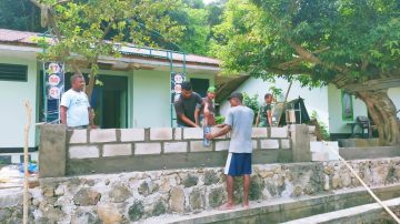 Gotong Royong Koramil Boawae Dan Warga Benahi Kawasan Tinggal