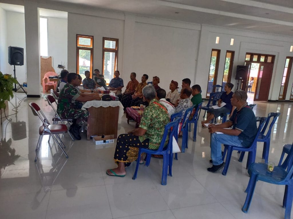 Mediasi Sengketa Batas Desa Di Boawae Dihadiri Danramil 03
