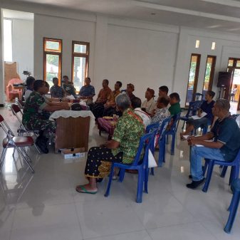 Mediasi Sengketa Batas Desa Di Boawae Dihadiri Danramil 03