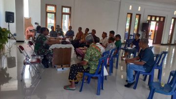 Mediasi Sengketa Batas Desa Di Boawae Dihadiri Danramil 03