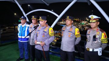 Kapolri Pantau Arus Balik Tol Cikatama, One Way Berpotensi Diperpanjang