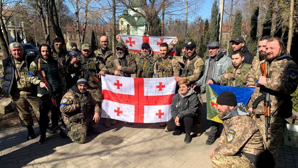 Balas Budi Ukraina, Relawan Georgia Angkat Senjata Lawan Rusia