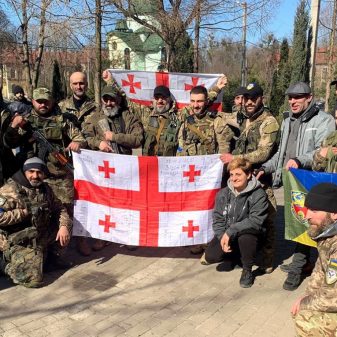 Balas Budi Ukraina, Relawan Georgia Angkat Senjata Lawan Rusia